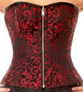 steel boned red corset the corset diet